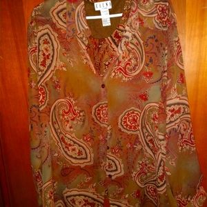 Button down blouse set